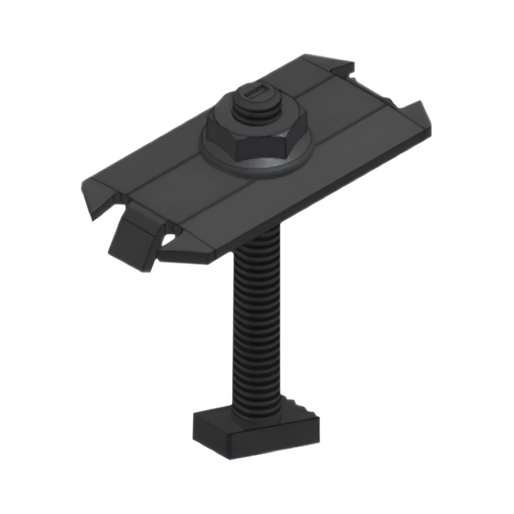thumbnail image 2 of UniRac Solar Mount End Clamps - Lot Of 4 - AF 30-46mm Dark Finish - Model 302050D 2 of 4